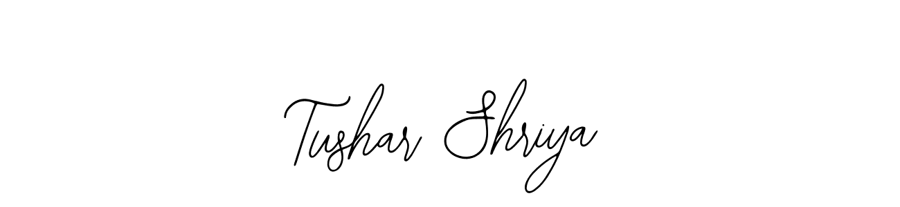 if you are searching for the best signature style for your name Tushar Shriya. so please give up your signature search. here we have designed multiple signature styles  using Bearetta-2O07w. Tushar Shriya signature style 12 images and pictures png