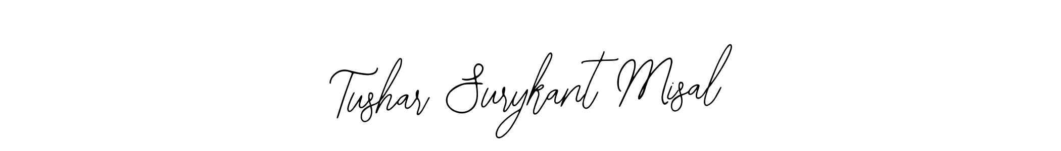 Use a signature maker to create a handwritten signature online. With this signature software, you can design (Bearetta-2O07w) your own signature for name Tushar Surykant Misal. Tushar Surykant Misal signature style 12 images and pictures png