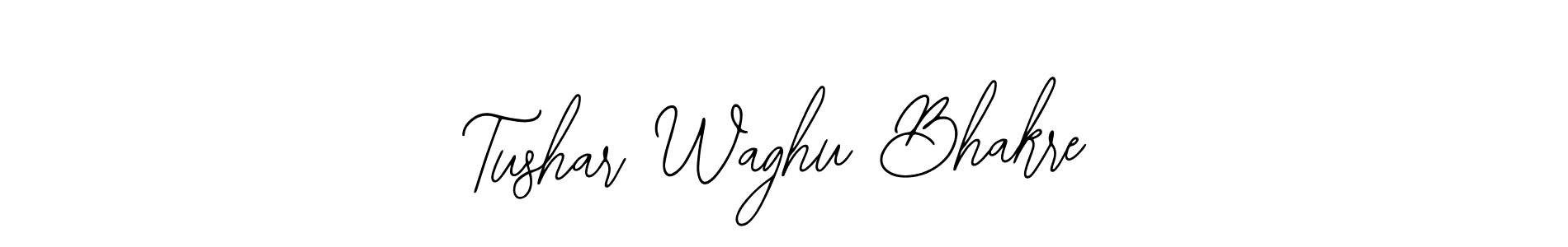 You should practise on your own different ways (Bearetta-2O07w) to write your name (Tushar Waghu Bhakre) in signature. don't let someone else do it for you. Tushar Waghu Bhakre signature style 12 images and pictures png