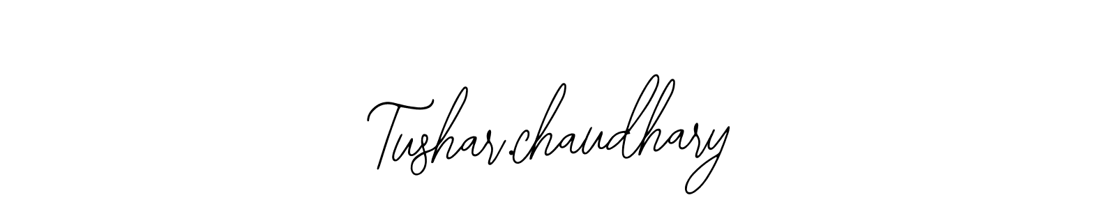 How to make Tushar.chaudhary name signature. Use Bearetta-2O07w style for creating short signs online. This is the latest handwritten sign. Tushar.chaudhary signature style 12 images and pictures png