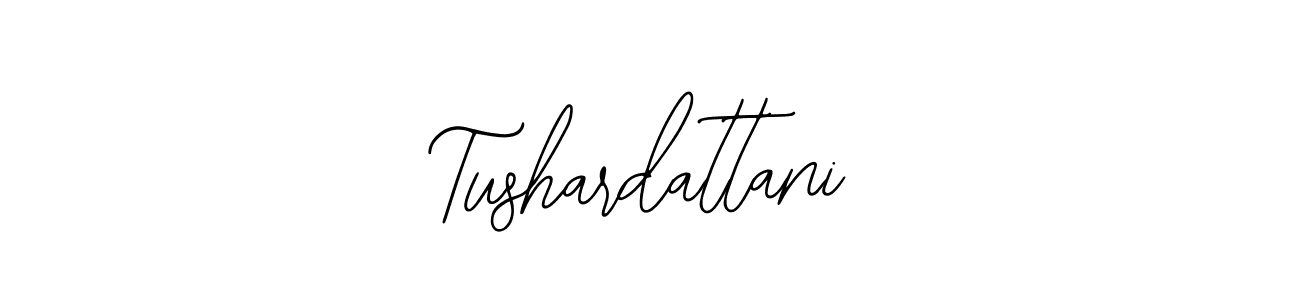 Create a beautiful signature design for name Tushardattani. With this signature (Bearetta-2O07w) fonts, you can make a handwritten signature for free. Tushardattani signature style 12 images and pictures png