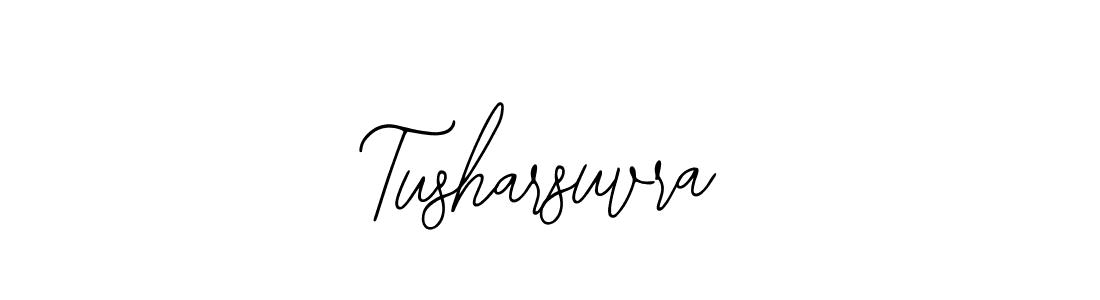 How to make Tusharsuvra name signature. Use Bearetta-2O07w style for creating short signs online. This is the latest handwritten sign. Tusharsuvra signature style 12 images and pictures png