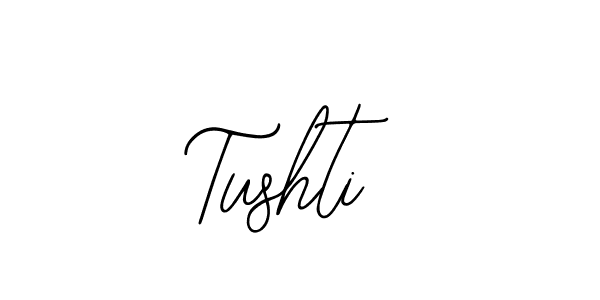 How to make Tushti signature? Bearetta-2O07w is a professional autograph style. Create handwritten signature for Tushti name. Tushti signature style 12 images and pictures png