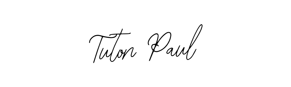 if you are searching for the best signature style for your name Tuton Paul. so please give up your signature search. here we have designed multiple signature styles  using Bearetta-2O07w. Tuton Paul signature style 12 images and pictures png