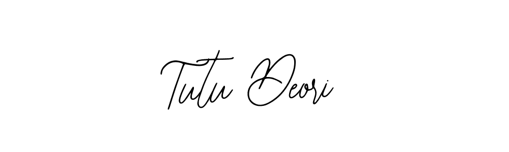 Design your own signature with our free online signature maker. With this signature software, you can create a handwritten (Bearetta-2O07w) signature for name Tutu Deori. Tutu Deori signature style 12 images and pictures png