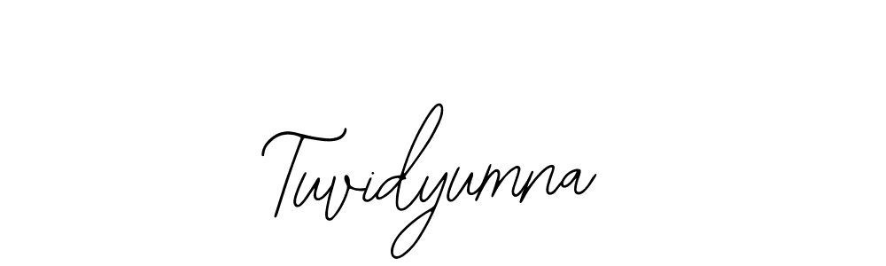 Use a signature maker to create a handwritten signature online. With this signature software, you can design (Bearetta-2O07w) your own signature for name Tuvidyumna. Tuvidyumna signature style 12 images and pictures png