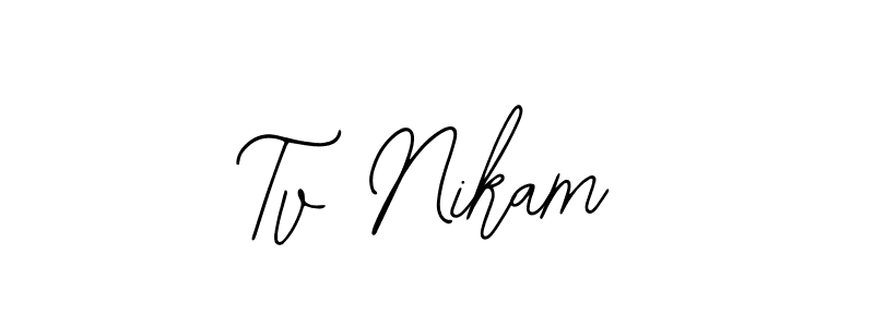 Once you've used our free online signature maker to create your best signature Bearetta-2O07w style, it's time to enjoy all of the benefits that Tv Nikam name signing documents. Tv Nikam signature style 12 images and pictures png