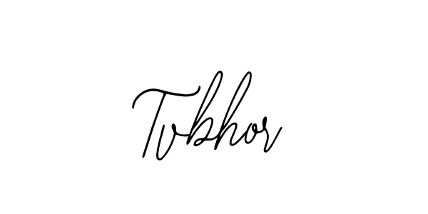 How to Draw Tvbhor signature style? Bearetta-2O07w is a latest design signature styles for name Tvbhor. Tvbhor signature style 12 images and pictures png