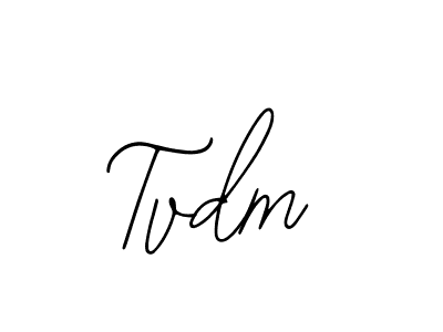 How to Draw Tvdm signature style? Bearetta-2O07w is a latest design signature styles for name Tvdm. Tvdm signature style 12 images and pictures png