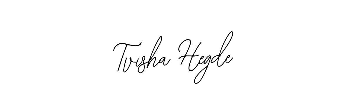 if you are searching for the best signature style for your name Tvisha Hegde. so please give up your signature search. here we have designed multiple signature styles  using Bearetta-2O07w. Tvisha Hegde signature style 12 images and pictures png
