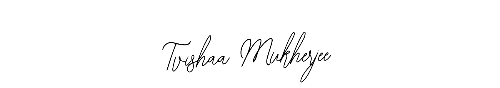 if you are searching for the best signature style for your name Tvishaa Mukherjee. so please give up your signature search. here we have designed multiple signature styles  using Bearetta-2O07w. Tvishaa Mukherjee signature style 12 images and pictures png