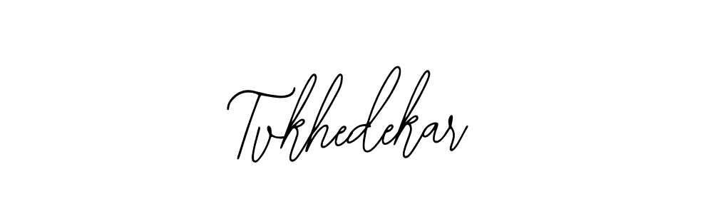 How to Draw Tvkhedekar signature style? Bearetta-2O07w is a latest design signature styles for name Tvkhedekar. Tvkhedekar signature style 12 images and pictures png