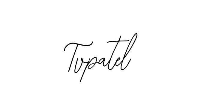 Make a beautiful signature design for name Tvpatel. With this signature (Bearetta-2O07w) style, you can create a handwritten signature for free. Tvpatel signature style 12 images and pictures png