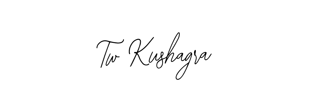 Similarly Bearetta-2O07w is the best handwritten signature design. Signature creator online .You can use it as an online autograph creator for name Tw Kushagra. Tw Kushagra signature style 12 images and pictures png