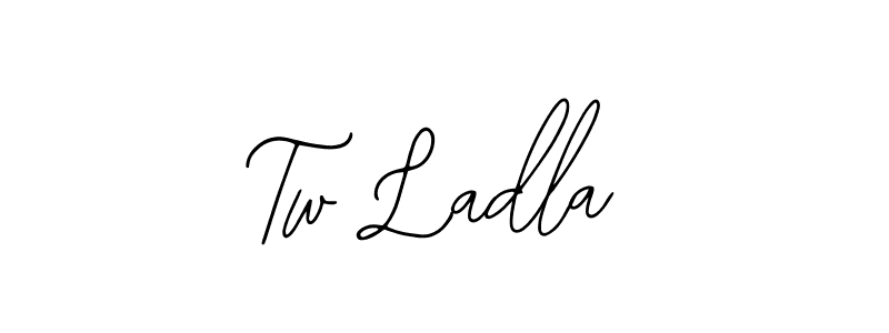 Also You can easily find your signature by using the search form. We will create Tw Ladla name handwritten signature images for you free of cost using Bearetta-2O07w sign style. Tw Ladla signature style 12 images and pictures png