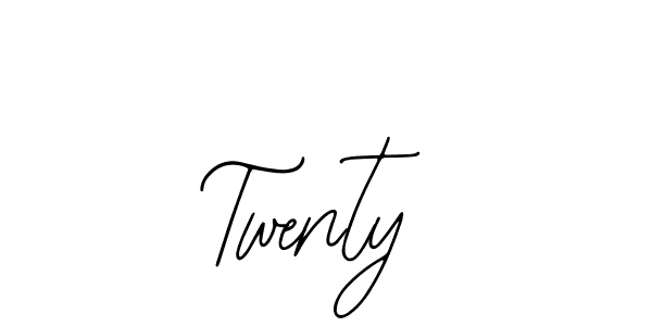 How to Draw Twenty signature style? Bearetta-2O07w is a latest design signature styles for name Twenty. Twenty signature style 12 images and pictures png