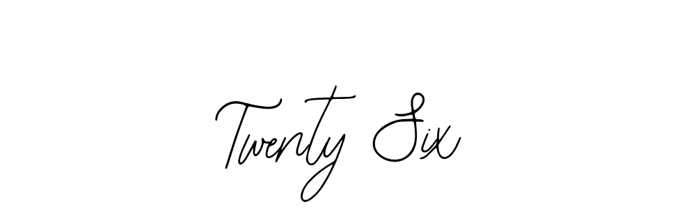 You should practise on your own different ways (Bearetta-2O07w) to write your name (Twenty Six) in signature. don't let someone else do it for you. Twenty Six signature style 12 images and pictures png