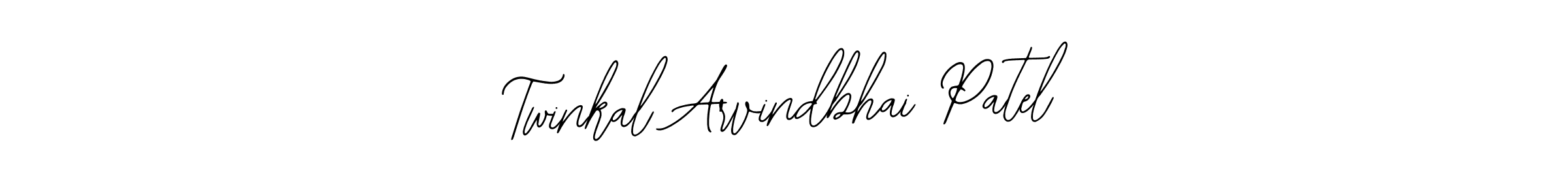 It looks lik you need a new signature style for name Twinkal Arvindbhai Patel. Design unique handwritten (Bearetta-2O07w) signature with our free signature maker in just a few clicks. Twinkal Arvindbhai Patel signature style 12 images and pictures png