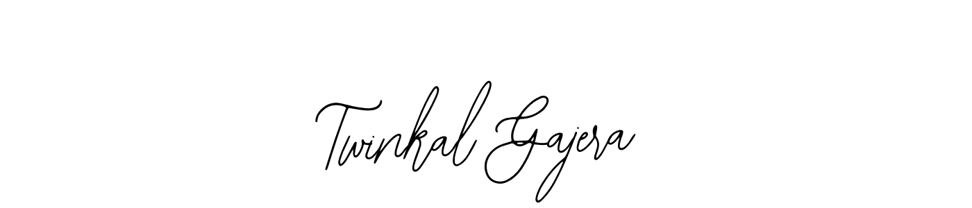 Design your own signature with our free online signature maker. With this signature software, you can create a handwritten (Bearetta-2O07w) signature for name Twinkal Gajera. Twinkal Gajera signature style 12 images and pictures png