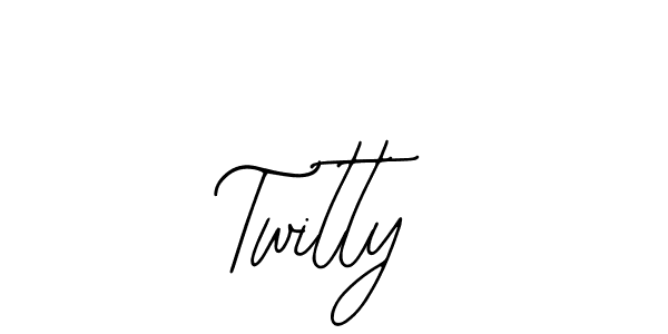 Design your own signature with our free online signature maker. With this signature software, you can create a handwritten (Bearetta-2O07w) signature for name Twitty. Twitty signature style 12 images and pictures png