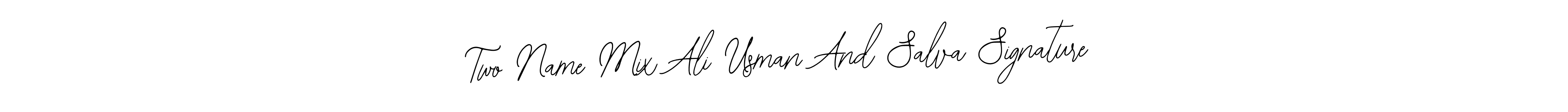 You can use this online signature creator to create a handwritten signature for the name Two Name Mix Ali Usman And Salva Signature. This is the best online autograph maker. Two Name Mix Ali Usman And Salva Signature signature style 12 images and pictures png