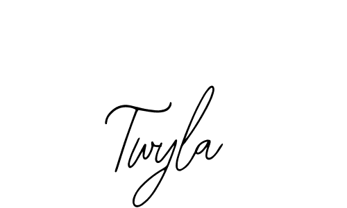 Design your own signature with our free online signature maker. With this signature software, you can create a handwritten (Bearetta-2O07w) signature for name Twyla. Twyla signature style 12 images and pictures png