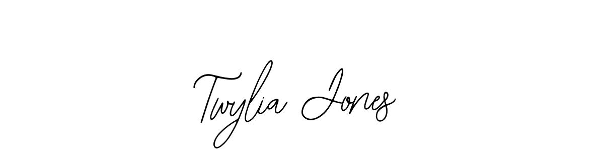 Twylia Jones stylish signature style. Best Handwritten Sign (Bearetta-2O07w) for my name. Handwritten Signature Collection Ideas for my name Twylia Jones. Twylia Jones signature style 12 images and pictures png