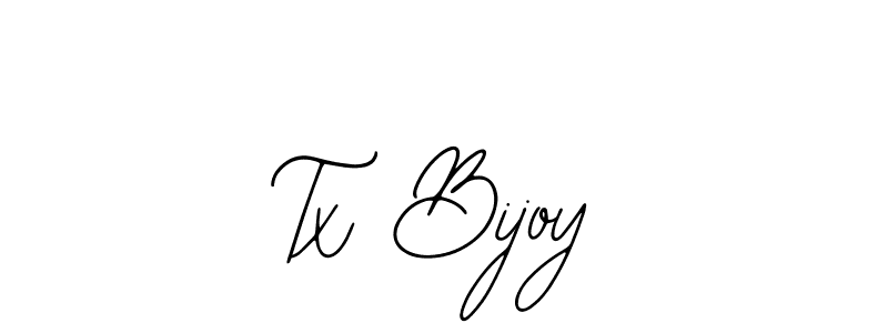 The best way (Bearetta-2O07w) to make a short signature is to pick only two or three words in your name. The name Tx Bijoy include a total of six letters. For converting this name. Tx Bijoy signature style 12 images and pictures png
