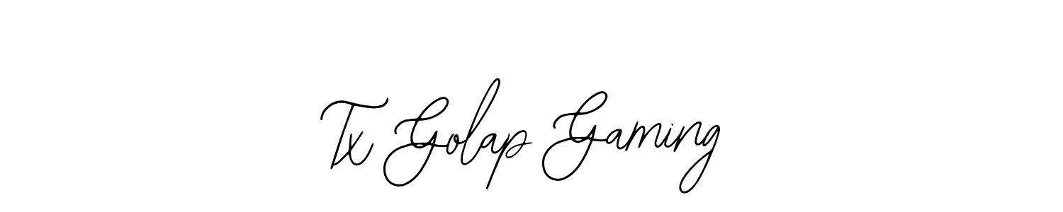 Bearetta-2O07w is a professional signature style that is perfect for those who want to add a touch of class to their signature. It is also a great choice for those who want to make their signature more unique. Get Tx Golap Gaming name to fancy signature for free. Tx Golap Gaming signature style 12 images and pictures png