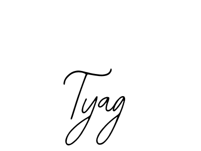 Make a beautiful signature design for name Tyag. Use this online signature maker to create a handwritten signature for free. Tyag signature style 12 images and pictures png