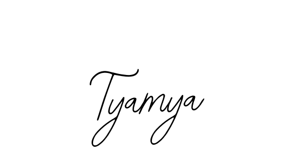 Tyamya stylish signature style. Best Handwritten Sign (Bearetta-2O07w) for my name. Handwritten Signature Collection Ideas for my name Tyamya. Tyamya signature style 12 images and pictures png