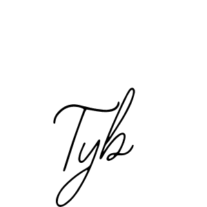 Also You can easily find your signature by using the search form. We will create Tyb name handwritten signature images for you free of cost using Bearetta-2O07w sign style. Tyb signature style 12 images and pictures png