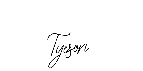 The best way (Bearetta-2O07w) to make a short signature is to pick only two or three words in your name. The name Tyeson include a total of six letters. For converting this name. Tyeson signature style 12 images and pictures png