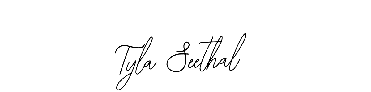 Here are the top 10 professional signature styles for the name Tyla Seethal. These are the best autograph styles you can use for your name. Tyla Seethal signature style 12 images and pictures png