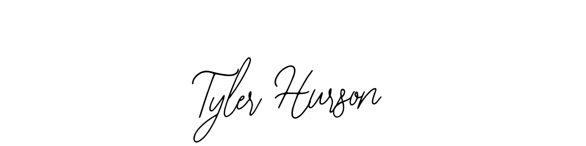 You should practise on your own different ways (Bearetta-2O07w) to write your name (Tyler Hurson) in signature. don't let someone else do it for you. Tyler Hurson signature style 12 images and pictures png