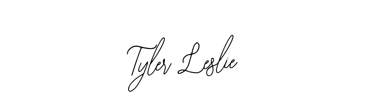 Bearetta-2O07w is a professional signature style that is perfect for those who want to add a touch of class to their signature. It is also a great choice for those who want to make their signature more unique. Get Tyler Leslie name to fancy signature for free. Tyler Leslie signature style 12 images and pictures png