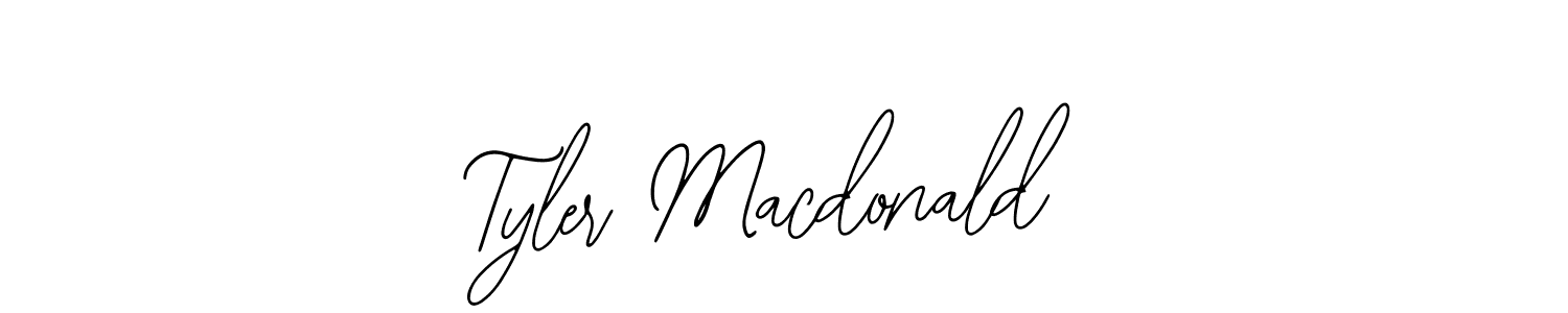 Tyler Macdonald stylish signature style. Best Handwritten Sign (Bearetta-2O07w) for my name. Handwritten Signature Collection Ideas for my name Tyler Macdonald. Tyler Macdonald signature style 12 images and pictures png