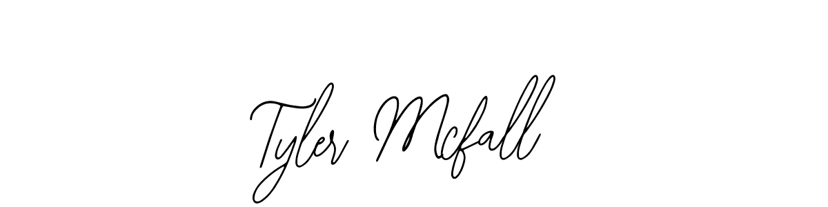 Bearetta-2O07w is a professional signature style that is perfect for those who want to add a touch of class to their signature. It is also a great choice for those who want to make their signature more unique. Get Tyler Mcfall name to fancy signature for free. Tyler Mcfall signature style 12 images and pictures png