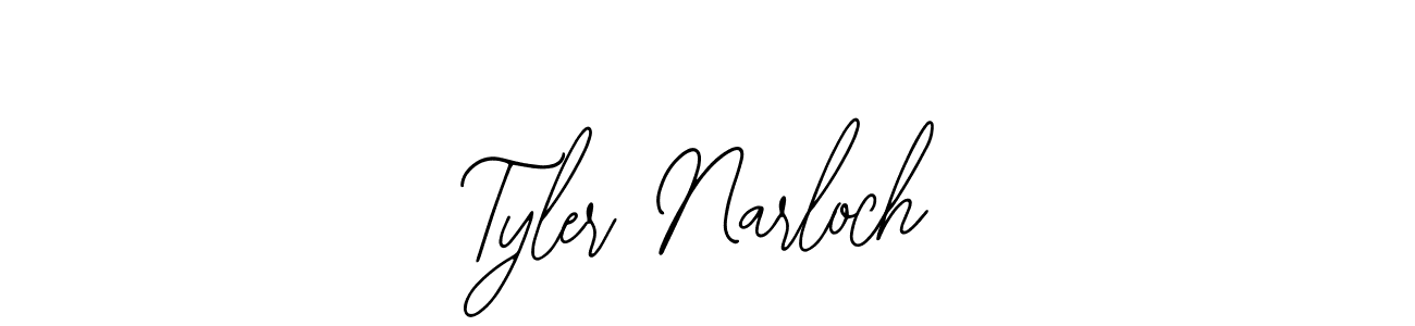 The best way (Bearetta-2O07w) to make a short signature is to pick only two or three words in your name. The name Tyler Narloch include a total of six letters. For converting this name. Tyler Narloch signature style 12 images and pictures png