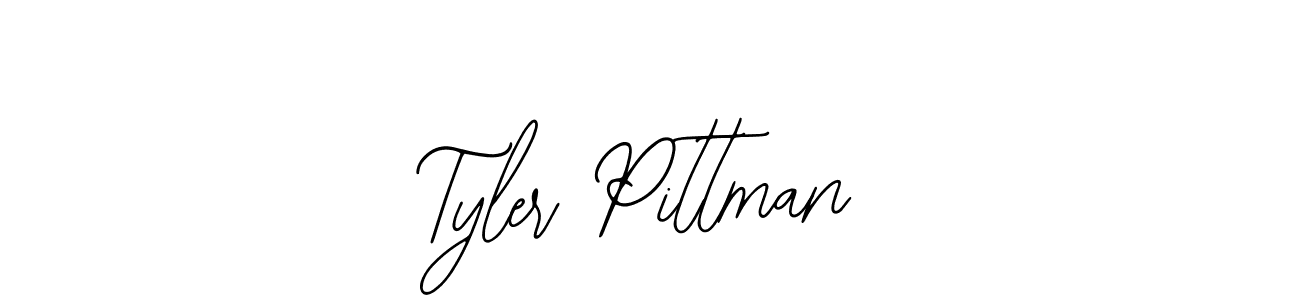 Use a signature maker to create a handwritten signature online. With this signature software, you can design (Bearetta-2O07w) your own signature for name Tyler Pittman. Tyler Pittman signature style 12 images and pictures png