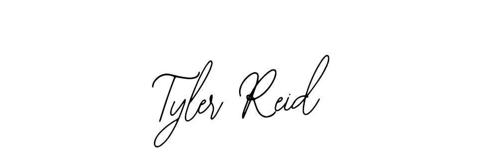 Design your own signature with our free online signature maker. With this signature software, you can create a handwritten (Bearetta-2O07w) signature for name Tyler Reid. Tyler Reid signature style 12 images and pictures png