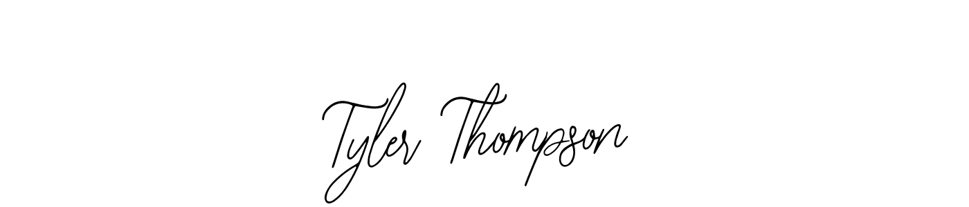 It looks lik you need a new signature style for name Tyler Thompson. Design unique handwritten (Bearetta-2O07w) signature with our free signature maker in just a few clicks. Tyler Thompson signature style 12 images and pictures png