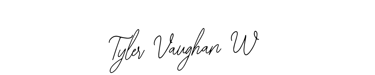 Check out images of Autograph of Tyler Vaughan W name. Actor Tyler Vaughan W Signature Style. Bearetta-2O07w is a professional sign style online. Tyler Vaughan W signature style 12 images and pictures png