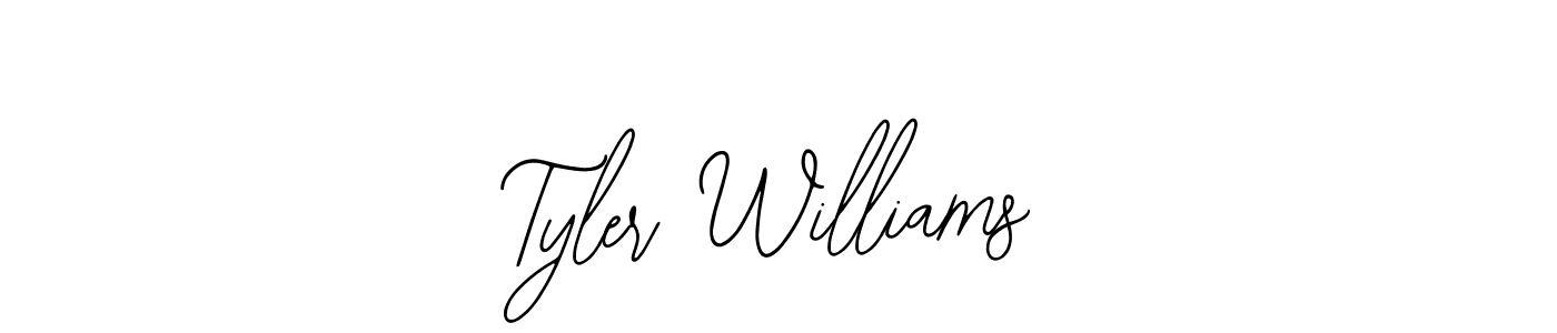This is the best signature style for the Tyler Williams name. Also you like these signature font (Bearetta-2O07w). Mix name signature. Tyler Williams signature style 12 images and pictures png