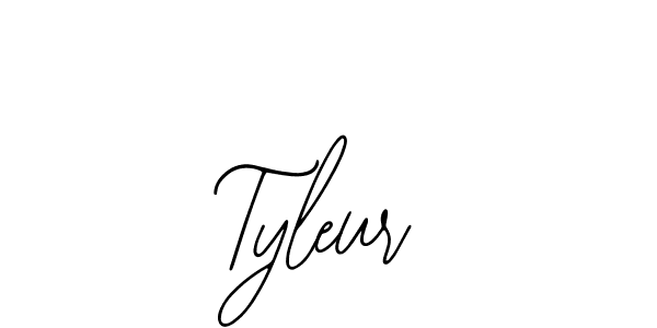 Design your own signature with our free online signature maker. With this signature software, you can create a handwritten (Bearetta-2O07w) signature for name Tyleur. Tyleur signature style 12 images and pictures png