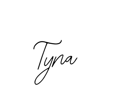 The best way (Bearetta-2O07w) to make a short signature is to pick only two or three words in your name. The name Tyna include a total of six letters. For converting this name. Tyna signature style 12 images and pictures png