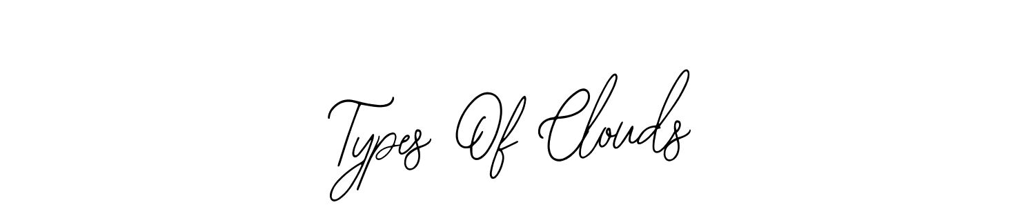Make a beautiful signature design for name Types Of Clouds. With this signature (Bearetta-2O07w) style, you can create a handwritten signature for free. Types Of Clouds signature style 12 images and pictures png