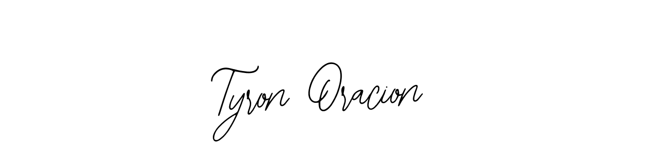 Make a short Tyron Oracion signature style. Manage your documents anywhere anytime using Bearetta-2O07w. Create and add eSignatures, submit forms, share and send files easily. Tyron Oracion signature style 12 images and pictures png