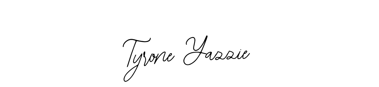 Design your own signature with our free online signature maker. With this signature software, you can create a handwritten (Bearetta-2O07w) signature for name Tyrone Yazzie. Tyrone Yazzie signature style 12 images and pictures png