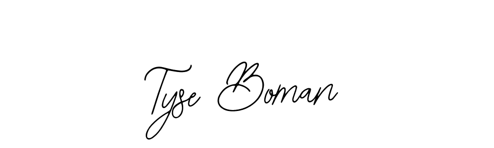 Also we have Tyse Boman name is the best signature style. Create professional handwritten signature collection using Bearetta-2O07w autograph style. Tyse Boman signature style 12 images and pictures png